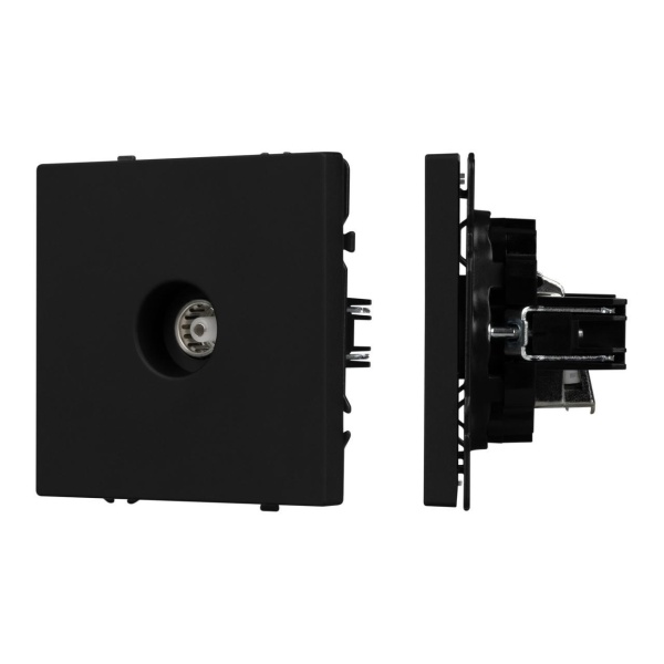 Механизм телевизионной розетки SCT-NOBE-MTV1-SFPL-BK Arlight 054293