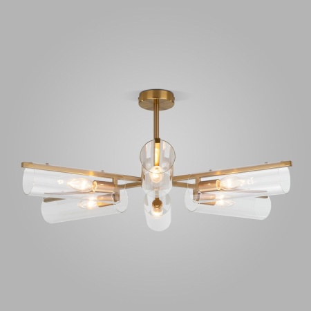 Потолочная люстра Eurosvet Trompeta 70144/6 латунь