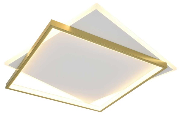 Светильник потолочный светодиодный ЭРА Модерн с ДУ Lima CLL-1-82-RC WH +GD Б0069755