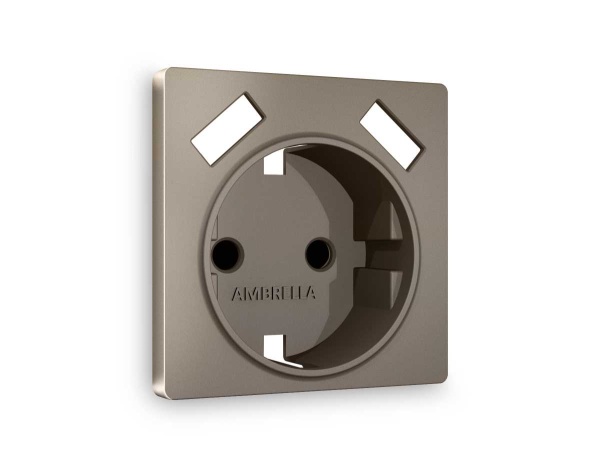 Лицевая панель розетки AMBRELLA VOLT AP6390