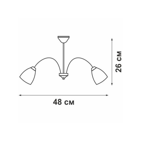 Потолочная люстра Vitaluce V1451/5PL