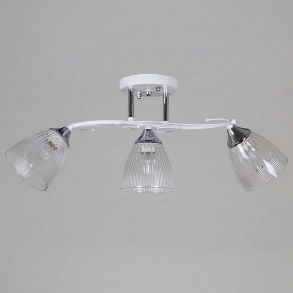 Потолочная люстра Reluce 55560-0.3-03 WH+CR