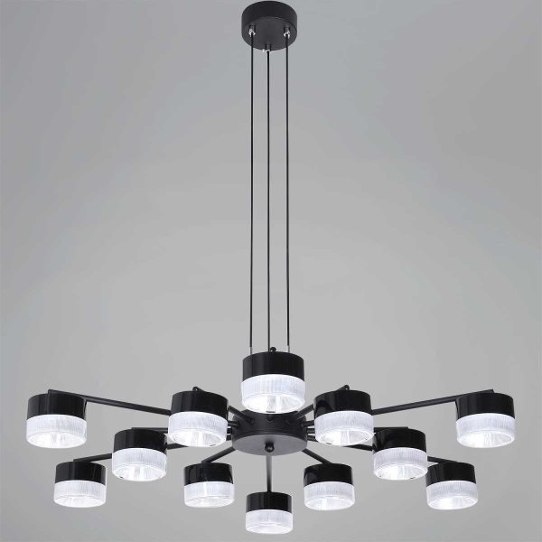 Подвесная люстра Reluce 19490-0.4-6+6 Black