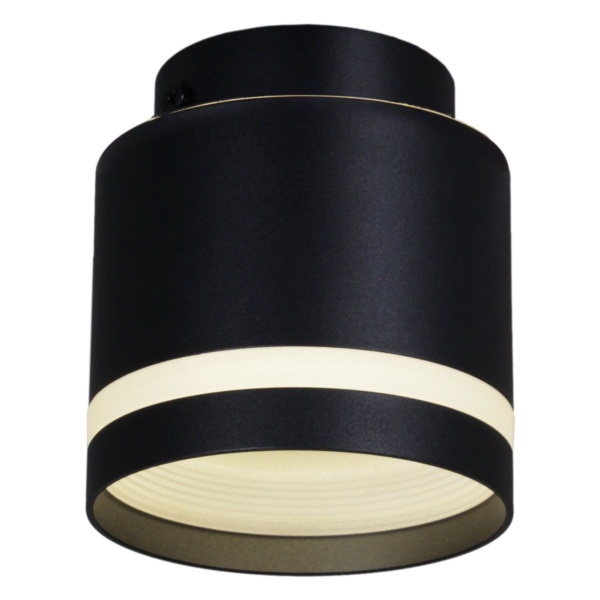 Потолочный светильник Reluce 53001-9.5-001IL GX53+LED3W BK