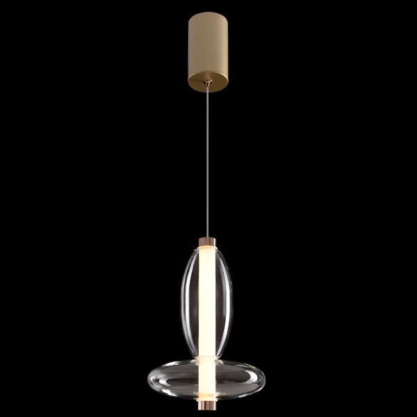 Подвесной светодиодный светильник Crystal Lux Quasar SP7W Led Transparent