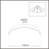 Потолочный светильник Sonex Gamma Mitra Led 7759/24L