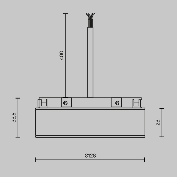 Источник напряжения Maytoni Technical TRA172DR-200W-DD-B