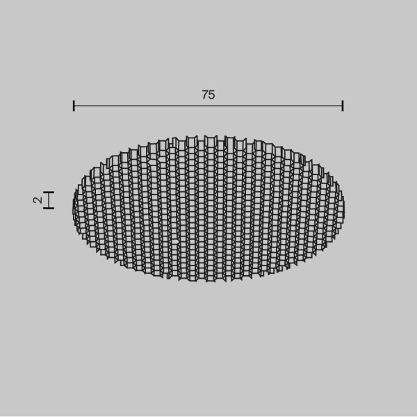 Светофильтр Maytoni Technical для Focus Led 40Вт HoneyComb-D75