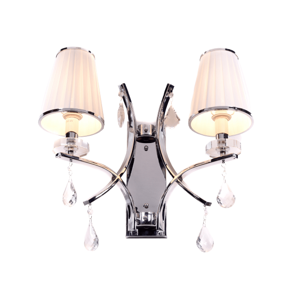 Бра Lumina Deco Glamour LDW 66247-2 WT+CHR