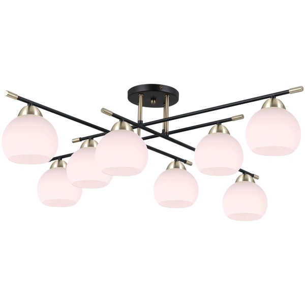 Потолочный светильник ILLUMICO IL0446-8CSQ-24 BK AB LIBRA