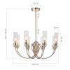 Подвесная люстра ST Luce Elegra SL1402.203.08