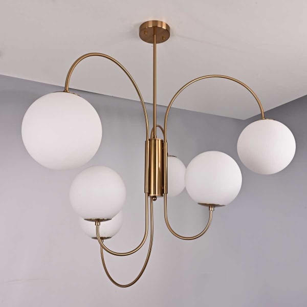 Подвесная люстра Imperium Loft Gooseneck Pelle 123402-22