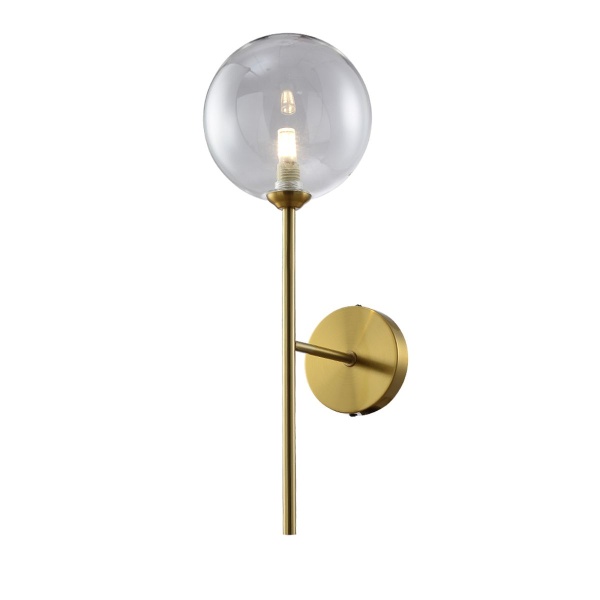Бра Crystal Lux Marzo AP1 Bronze/Transparente