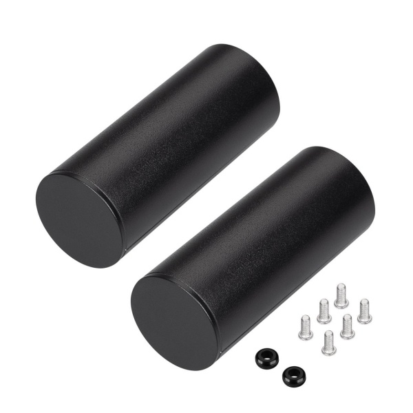Заглушка ROUND-D36-360 BLACK с отверстием Arlight 050534