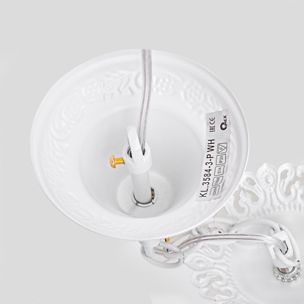 Подвесная люстра IMEX KL.3584-3-P WH