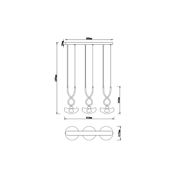 Подвесной светильник Vele Luce Janice VL5444P03