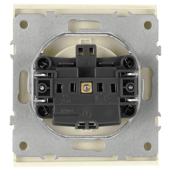 Розетка ЭРА Arktik 16-2101-02 с заземлением 2P+E Schuko 16А-250В слоновая кость Б0070415