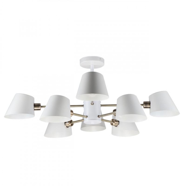 Потолочная люстра IMEX MD.9130-8-S WH+AB