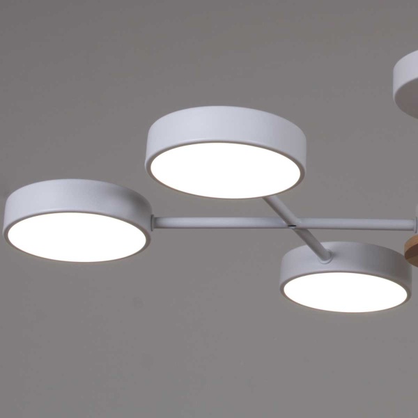 Светильник потолочный Reluce 03335-0.3-06 WH+WOOD