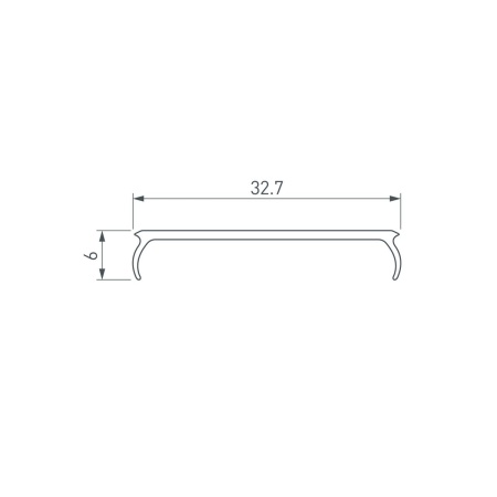 Рассеиватель Arlight W33-S-2000 Opal 041752