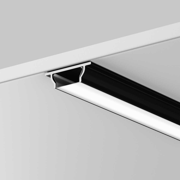 Алюминиевый профиль накладной 11x3,5 с вертикальным изгибом ALM-1103-B-2M Maytoni Led Strip 631018