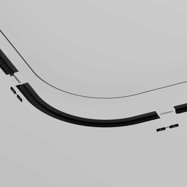 Коннектор радиусный Maytoni Technical Accessories for tracks Levity TRA184-R600-12B