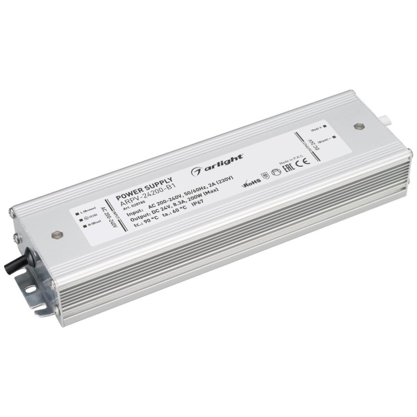 Блок питания Arlight ARPV-24200-B1 24V 200W IP67 8,3A 028785