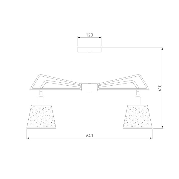 Потолочная люстра Eurosvet 60082/5 хром