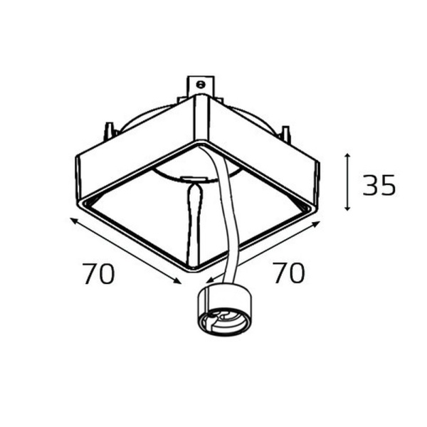 Потолочный светильник Italline FASHION FX2 white + FASHION FXR white - 2шт.