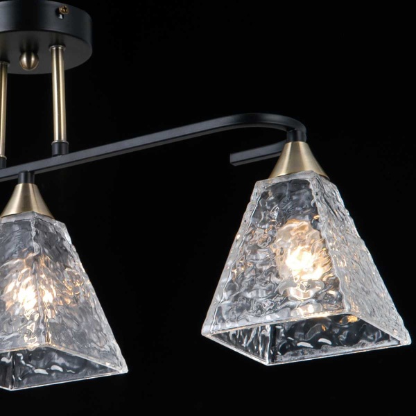 Потолочный светильник ILLUMICO IL0782-3CSQ-25 BK AB AREZZO