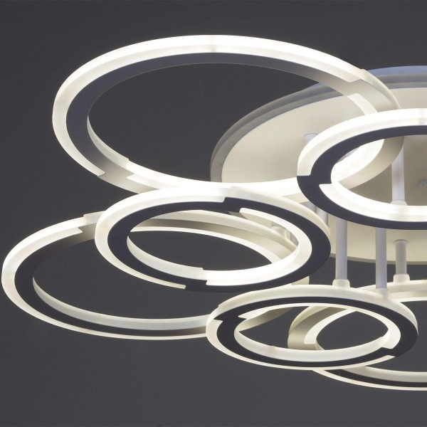 Потолочная светодиодная люстра Reluce 09820-3.3-5+5A WH (RGB)