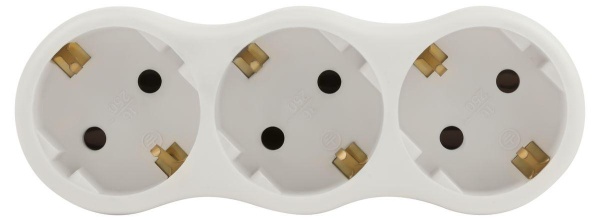 Сетевой разветвитель ЭРА SPx-3e-W Б0053479