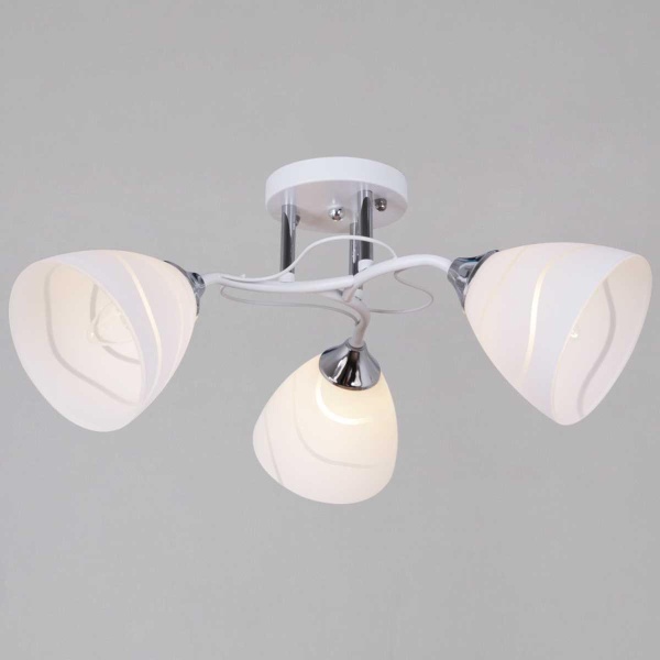 Потолочная люстра Reluce 89360-0.3-03 WH+CR