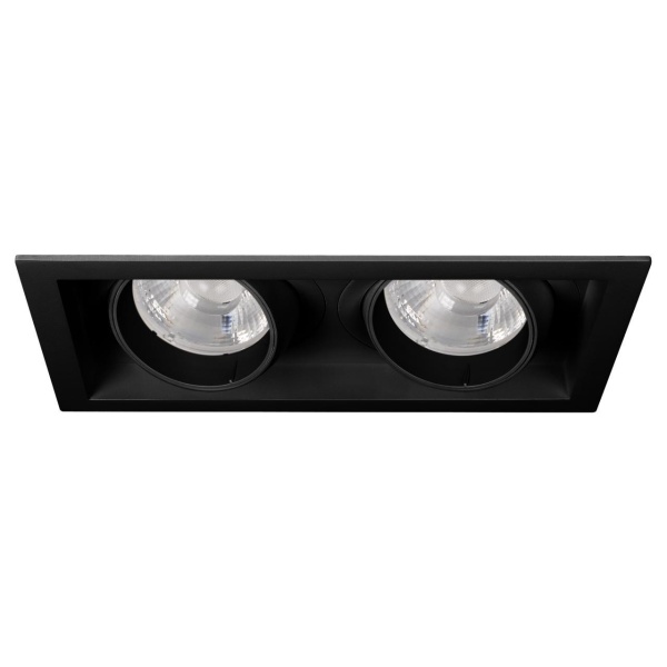 Светильник MS-VORTEX-BUILT-S250x140-2x30W Warm3000 (BK-BK, 30 deg, 230V) Arlight 058449