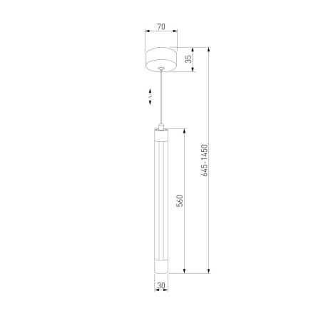 Подвесной светодиодный светильник Eurosvet Strong 50189/1 LED серебро