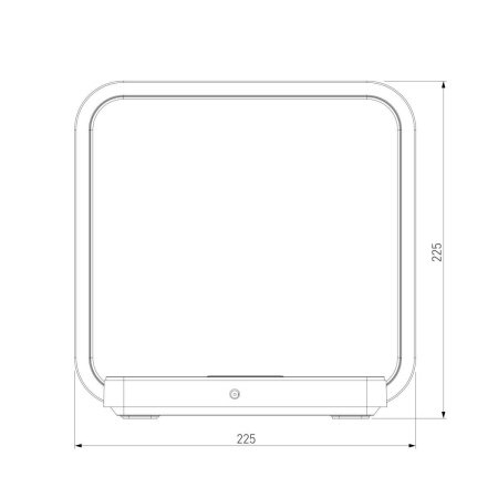 Настольная лампа Eurosvet Frame 80502/1 черный