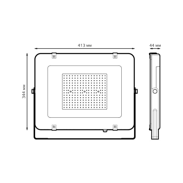 Прожектор светодиодный Gauss Elementary 200W 6500К 691511200