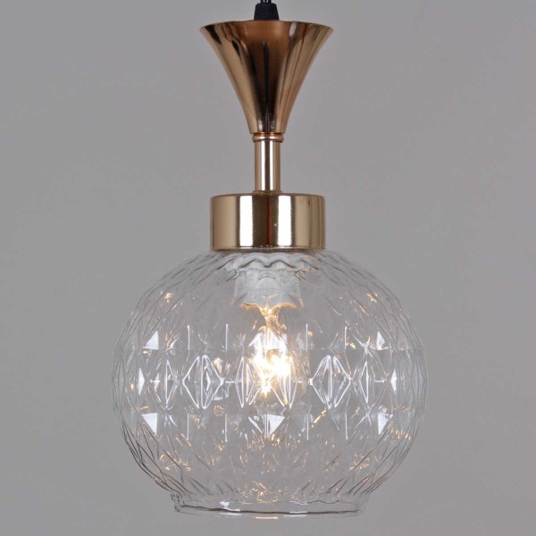 Подвесной светильник Reluce 10080-0.9-03 BK+FG