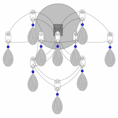 Настенный светильник iLamp Louvre W899 CR