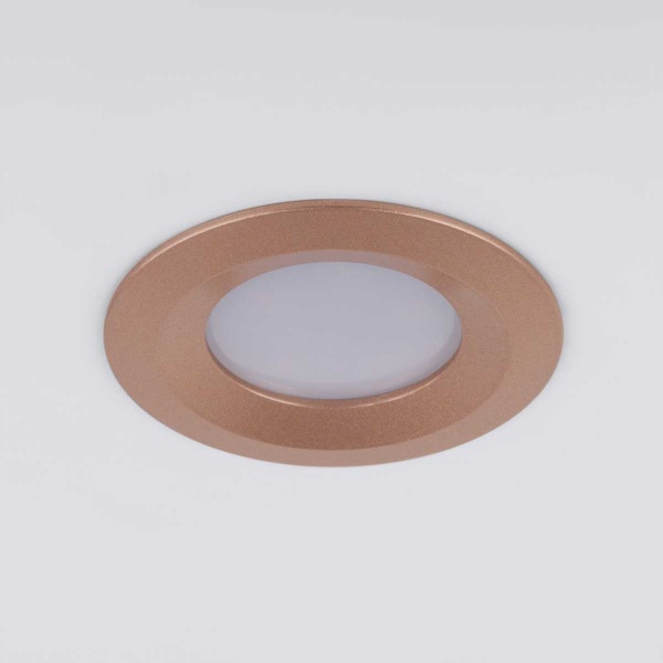 Встраиваемый светильник Elektrostandard 110 MR16 золотой a053333