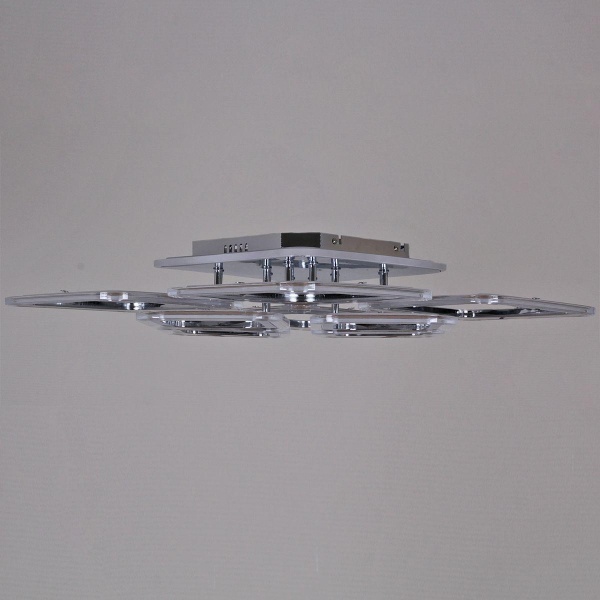 Потолочная светодиодная люстра Reluce 09826-3.3-4+4C CR (RGB)