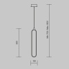 Подвесной светодиодный светильник Maytoni Chain MOD017PL-L13N