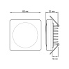 Встраиваемый светодиодный светильник Gauss Backlight BL101