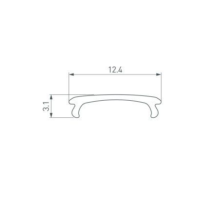 Рассеиватель Arlight ALM-W13-2020 Frost 026748(1)