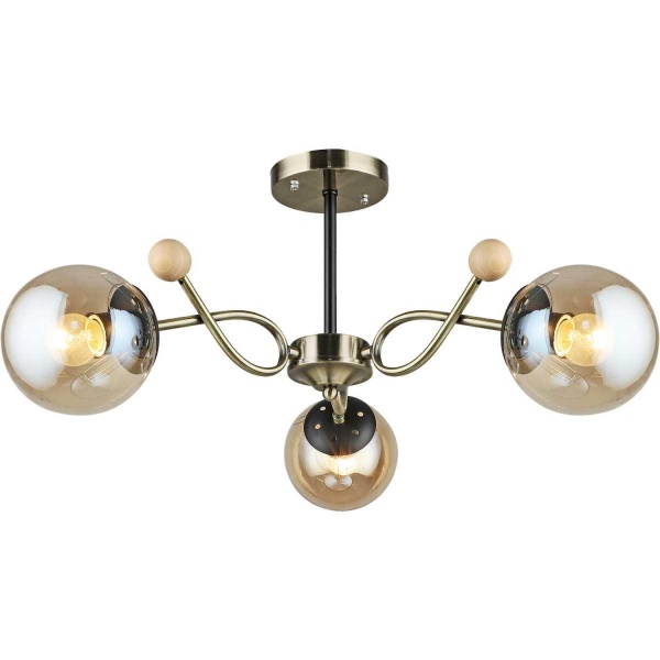 Потолочный светильник Reluce 02021-0.3-03 AB+BK