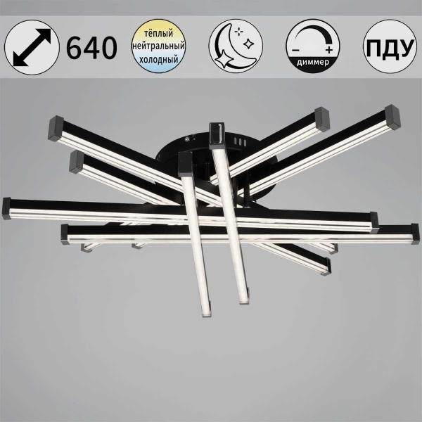 Светильник потолочный Reluce 63090-0.3-08 BK