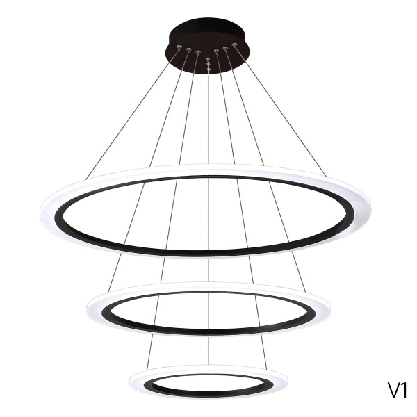 Подвесной светодиодный светильник Crystal Lux Manzana SP67W Led  Black