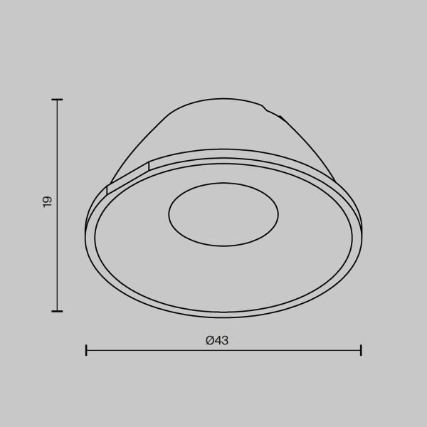 Линза Maytoni Technical Downlight для Alfa LED 15° LensCD43-15