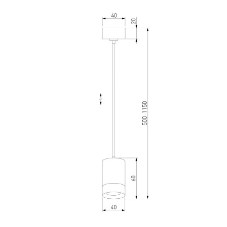 Подвесной светодиодный светильник Eurosvet Piccolo 50248/1 LED черный