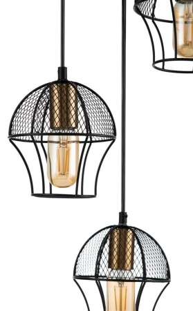 Подвесная люстра Indigo Pallo 10011/3P Black V000187